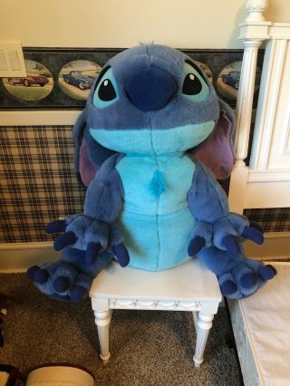 Disney Store Stitch Plush Huge 40 " Dog Stuffed Animal Rare Retired Large Jumbo