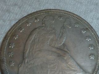 1862 SEATED LIBERTY ONE DOLLAR COIN IN GOD WE TRUST US UNITED STATES EAGLE RARE 5