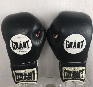 Vintage Grant Boxing Gloves 16 Oz Lace - Up