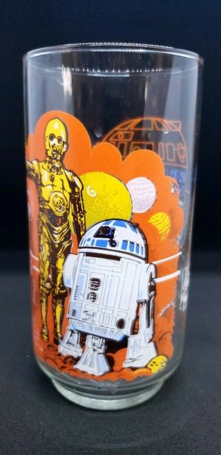 Vintage 1977 Burger King Star Wars Commemorative Glasses - Complete Set of 4 5