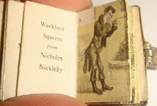 RARE VINTAGE SILVER OPENING ' CHARLES DICKENS ' PICTURE BOOK CHARM 6