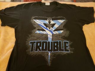 Vintage 1990 Trouble The Band Concert Tour T - Shirt Doom Heavy Metal Xl