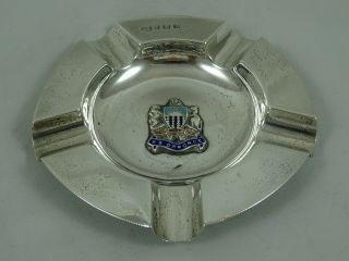 S.  S Ormonde - Solid Silver Ash Tray,  1921,  67gm - Mappin & Webb