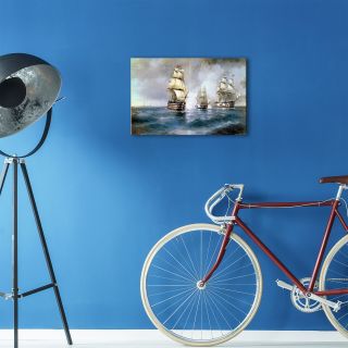 AB239 Vintage Ships Sea Retro Modern Abstract Canvas Wall Art Picture Prints 4