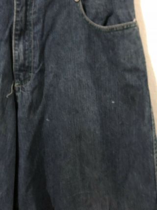 VTG 90S KIKWEAR RAVE RAVER GOTH WIDE DENIM PANTS SZ 34 SZ 35X31.  5 JNCO GAT 4