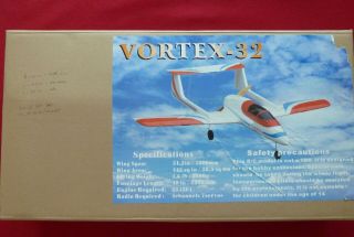 Vintage Arf Vortex - 32 R/c Model Airplane Kit By Nitromodels