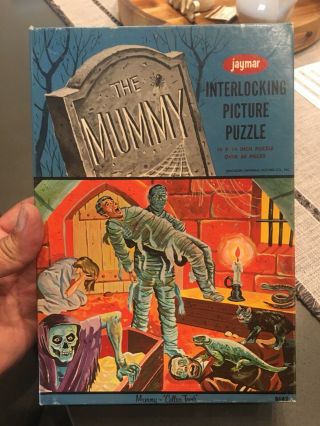 Vintage Jaymar The Mummy Universal Monster Puzzle 1960’s