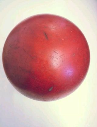 Antique Vintage 100 Old German Amber Bakelite Catalin Ball Cherry Red Rar