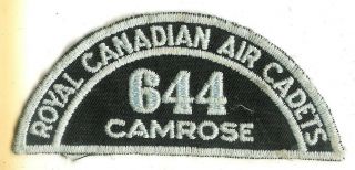 Modern Royal Canadian Air Cadet 644 Camrose Shoulder Flash