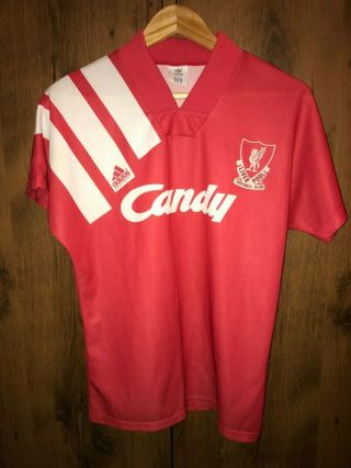 Adidas Liverpool 1991 - 1992 Home Jersey Vintage Rare Equipment