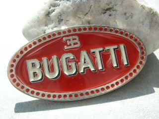 Vintage French Bugatti Car Manufacturer Radiator Badge Emblem Plaque Eb Ettore