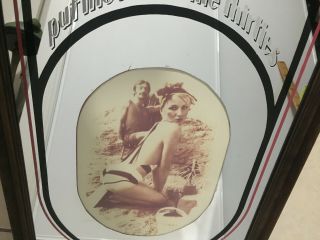 Vintage PIMM ' S Bar Advertising Mirror 