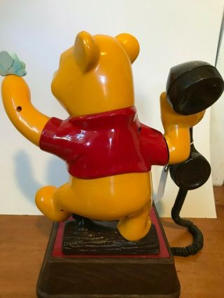 Vintage Disney Winnie The Pooh Push Button Phone - 1976 4