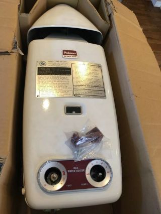 Vintage Paloma Gas Water Heater Ph - 6dn Nos Look