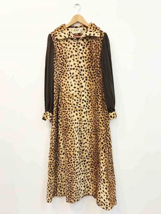 Designer Salvador London Vtg Size 10 To 12 Au Faux Fur Ani Print Women 