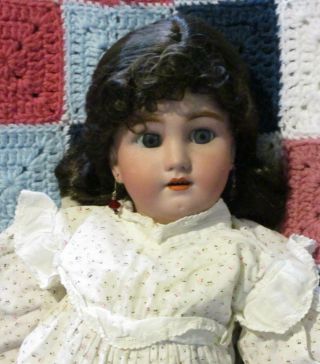 Antique Doll 28 " Simon Halbig/heinrich Handwerck Germany Bjcb - Signed