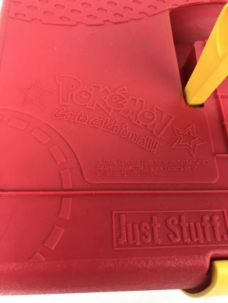 Vtg 90s Pokemon Card Holder Carrying Case Trading Nintendo Gamefreak w 4 Cases 4