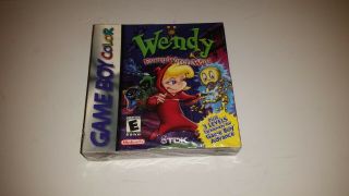 Rare Wendy Every Witch Way Factory Nintendo Video Game Boy Color GBC 2