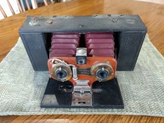 Vintage Eastman Kodak No.  2 Stereo Brownie Model A Box Camera