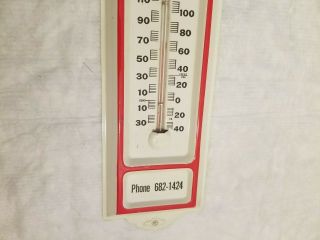 John Deere Buick GMC Thermometer Sign Farm Tractor truck car Vintage 3