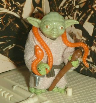 Yoda Jedi Master Complete Vintage Star Wars Action Figure Esb 1980
