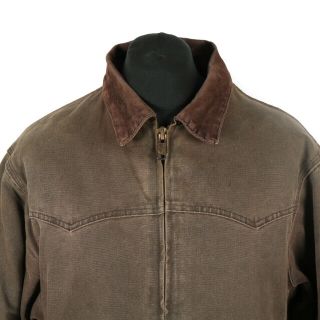 Carhartt Quilted Chore Jacket | Workwear Work Wear Duck Coat Canvas Vintage