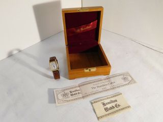 Men’s Vintage Reissued Hamilton Watch - Cabot Registered Limited Edition C.  1988