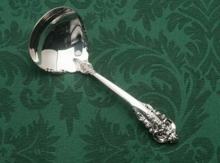 Grande Baroque By Wallace Sterling Silver Cream Or Sauce Ladle 6 1/8 "