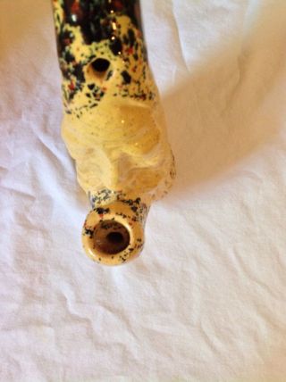 Vintage Tobacco Bong Yellow & Blue Hookah Earthworks The Wizard Signed