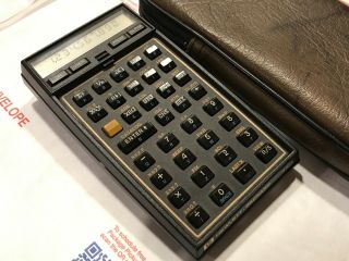Hp - 41cx Rare Vintage Programmable Calculator Great Case Bats