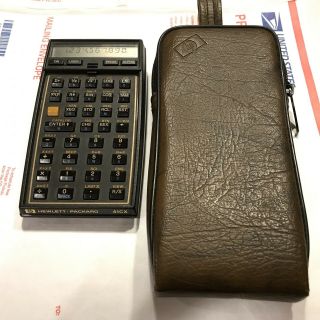 HP - 41CX Rare Vintage Programmable Calculator Great case bats 2