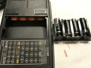 HP - 41CX Rare Vintage Programmable Calculator Great case bats 7