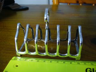 Dainty Ladies Breakfast Silver Toast Rack Hallmark 1925 Suckling Of Birmingham