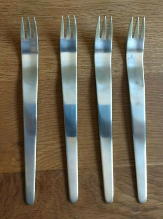 Arne Jacobsen Dinner Forks - Quantity (4) - Georg Jensen