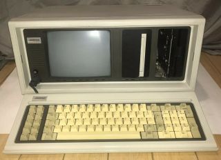 Vtg Compaq Portable Computer 1983 Upgraded Hardware Complete