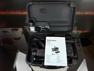 Panasonic Omnimovie Vintage VHS Camcorder W/ Case and Accessories (NEEDS BATTERY) 2