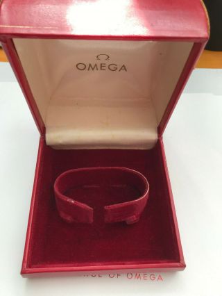 Omega Vintage 60s Red Watch Box