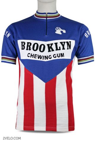 Brooklyn Vintage Style Wool Jersey,  Maglia,  Maillot