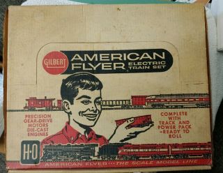 Vintage Gilbert American Flyer Train Set 30720.  Ho Scale.  See Ad.  (f15