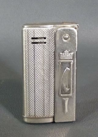 Vtg Austrian Imco Streamline Pocket Petrol Lighter Chesterfield Cigarette Adv