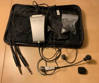 Lightspeed Mach 1 M1 Aviation Lightweight In - Ear Pilot Headset - a rare find 6