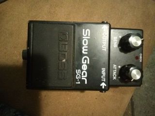 Boss Sg - 1 Slow Gear Electric Guitar Effects Pedal (very Rare)
