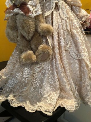 Masterpiece Gallery Pamela Erff ANTIQUE LACE AFRICAN AMERICAN Bride Doll EUC 4