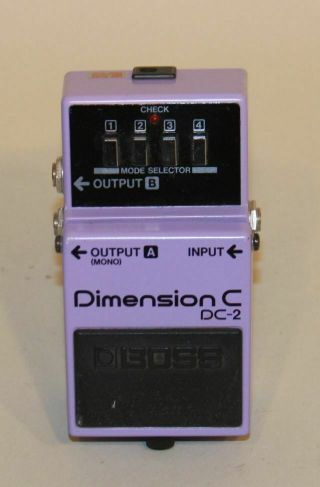 Vintage Boss Dc - 2 Dimension C Roland Japan Blue Label Guitar Effects Pedal