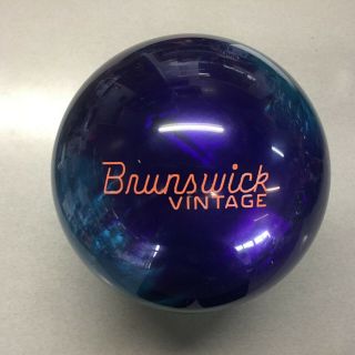 Brunswick Vintage Vapor Zone BOWLING ball 15 lb 3