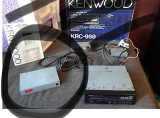 Old school vintage Kenwood KRC - 959 cassete radio 11