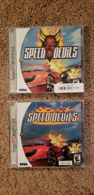 Speed Devils Very Rare Variation Cover (sega Dreamcast,  1999)