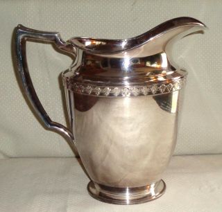 Oneida Rogers 1881 Tempo 1930 Silverplate Water Pitcher