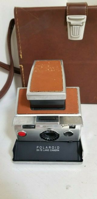 VINTAGE POLAROID SX - 70 Land Film Camera with Case - - 2