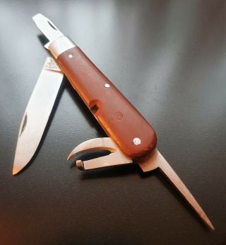 Vintage WENGER P TAHARA SWISS SOLDIER KNIFE Mod.  08 3